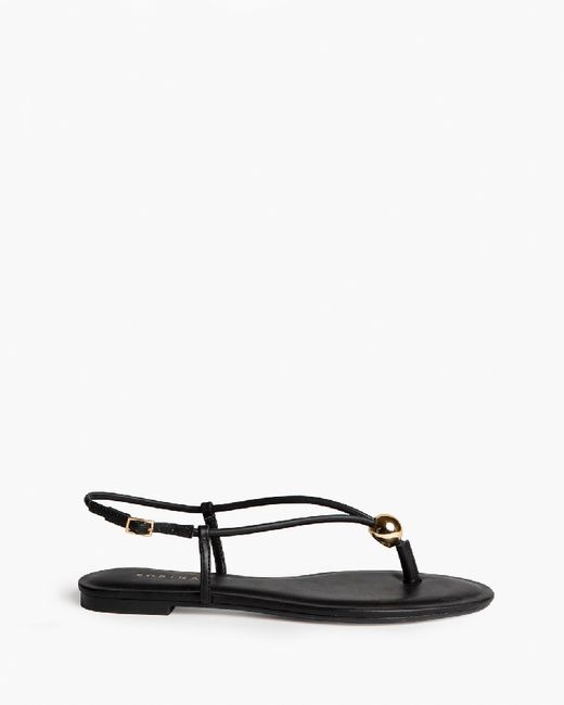 Sandalia Plana Con Tiras Negro marca Corina REF M6456