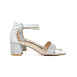 Sandalia Queen Plateado