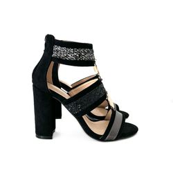 Stivaletti Donna Con Tacco Nero