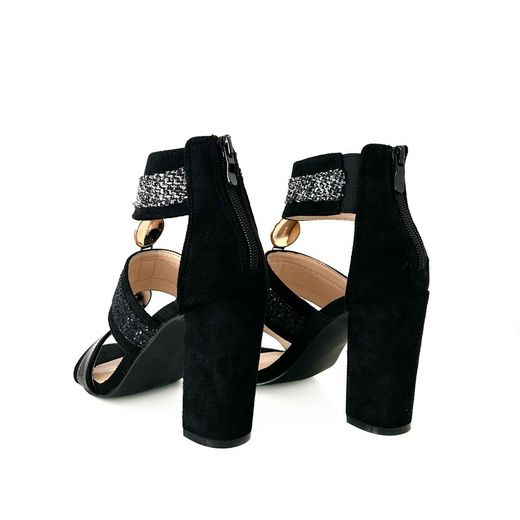 Stivaletti Donna Con Tacco Nero