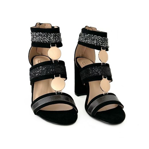 Stivaletti Donna Con Tacco Nero