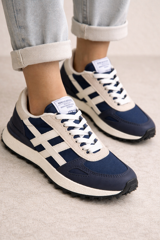 Sneakers blu navy comode marca Corina REF M5545