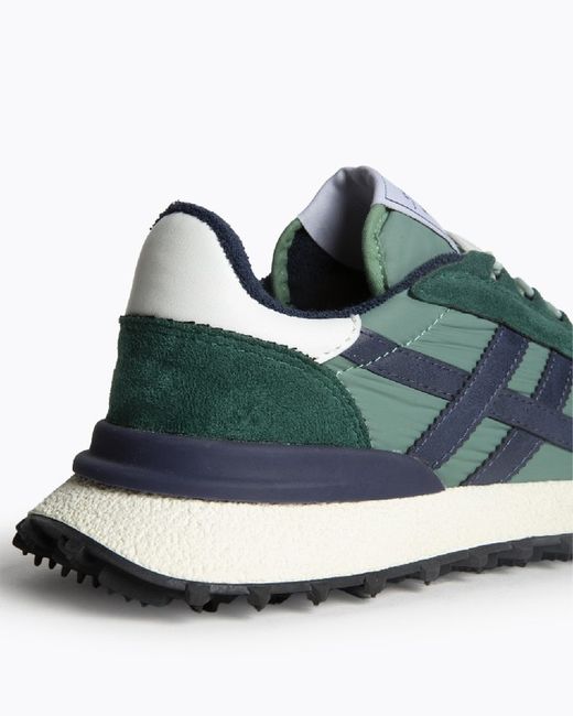 Baskets Confort Vert - Bleu de la marque Corina REF M5120