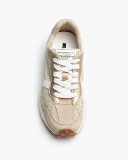 Sneakers in pelle scamosciata color oro Corina Brand REF M6070