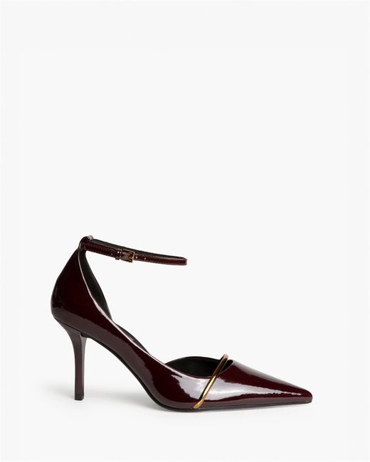 Stiletto con Tacón Fino Burdeos marca Corina REF. M6721