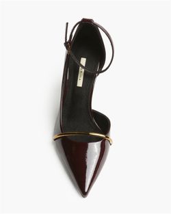 Stiletto con Tacón Fino Burdeos marca Corina REF. M6721
