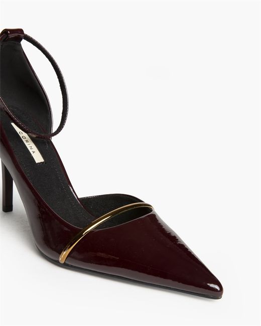 Stiletto con Tacón Fino Burdeos marca Corina REF. M6721