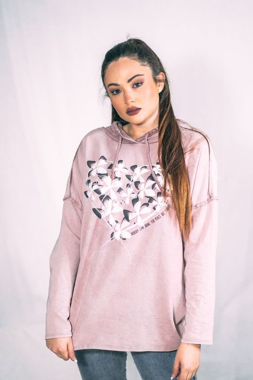 Sudadera Corazón Rosa