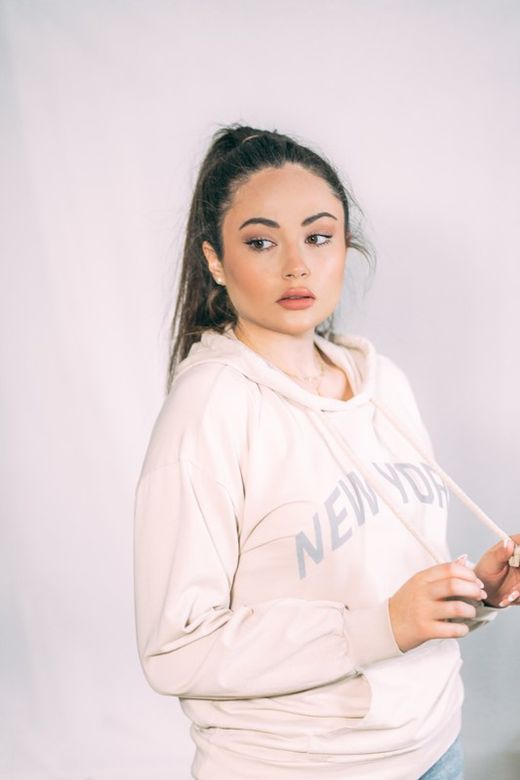 Sudadera New York Beige