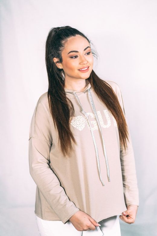 Sudadera Vogue Beige