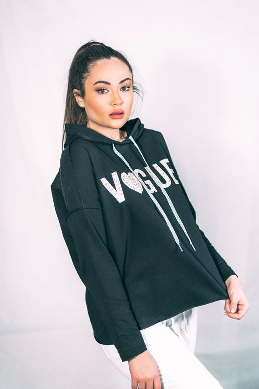 Sudadera Vogue Negro