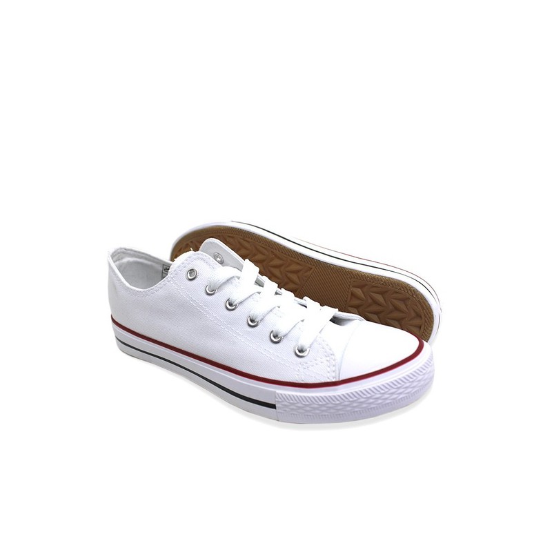 Zapatilla Tipo Converse Blanco — Zapatos Germans