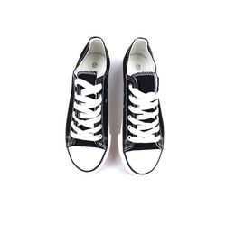Zapatilla Tipo Converse Plana Negro