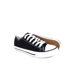 Zapatilla Tipo Converse Plana Negro