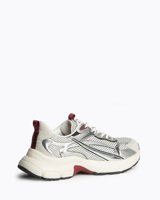 Sneakers argentate con suola spessa Corina marca REF M5570