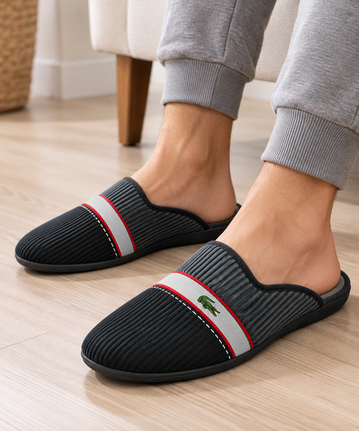 Zapatillas De Estar Por Casa Caballero Negro
