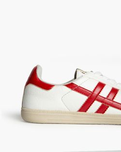 Retro Bianco - Rosso Scarpe da ginnastica marca Corina RIF M5075