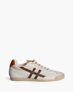 Sneakers retrò traforate beige - marroni di Corina REF M6035