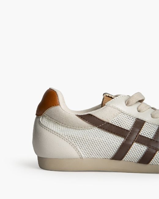 Sneakers retrò traforate beige - marroni di Corina REF M6035