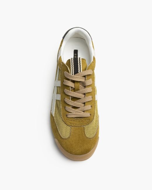 Baskets rétro ajourées olive de Corina REF M6035