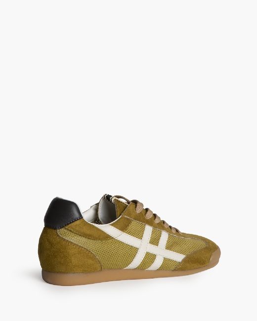 Baskets rétro ajourées olive de Corina REF M6035