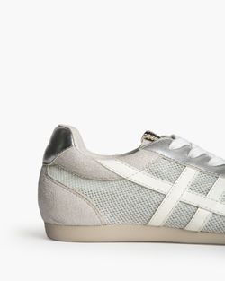 Baskets argentées rétro ajourées Corina, réf. M6035