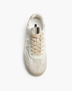 Sneakers retrò con ritagli in platino del marchio Corina REF M6035