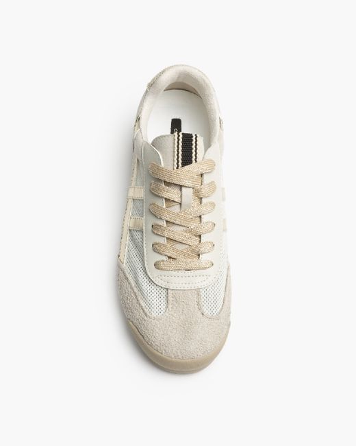 Sneakers retrò con ritagli in platino del marchio Corina REF M6035