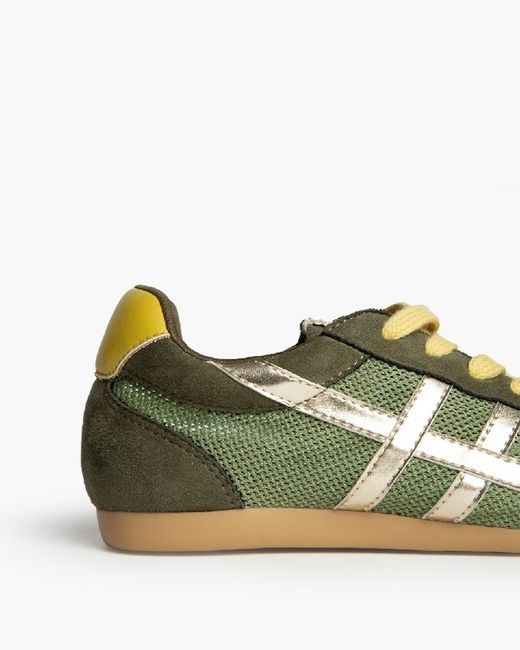 Sneakers Retro Khaki - Oro di Corina REF M5070