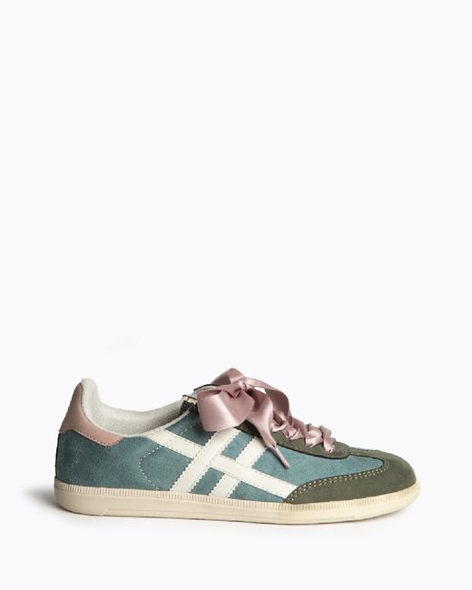 Zapatillas Retro Verde - Rosa marca Corina REF M5520