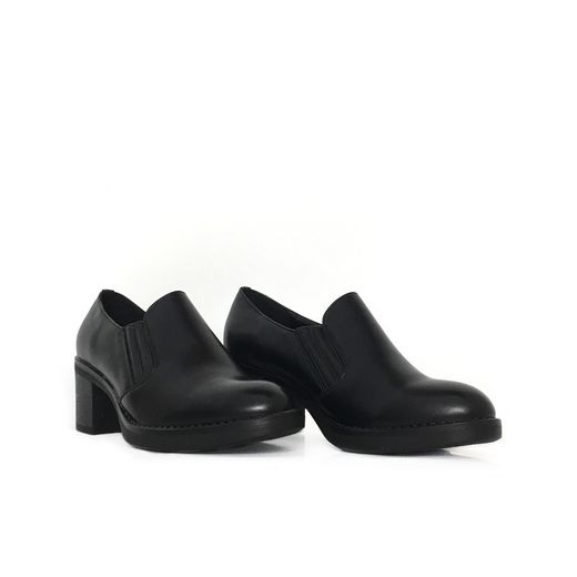 Zapato Abotinado Mujer Negro