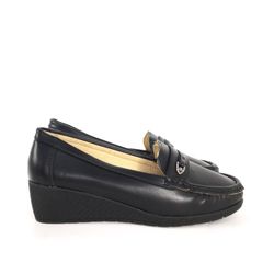 Chaussure Fermée Femme Avec Cale Noire
