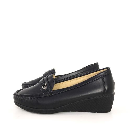 Chaussure Fermée Femme Avec Cale Noire