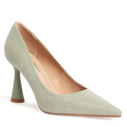 Zapato De Salón Verde Claro Marca Corina REF M3190