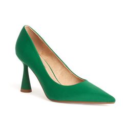Zapato De Salón Verde Marca Corina REF M3190