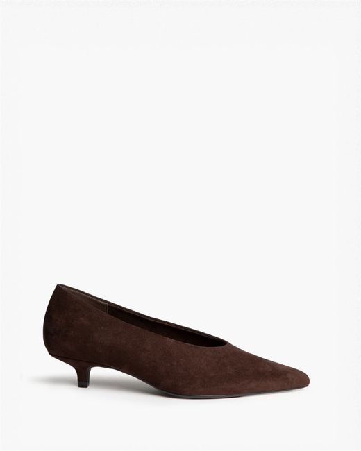 Zapato Salón con Tacón Fino Cafe marca Corina REF. M6695