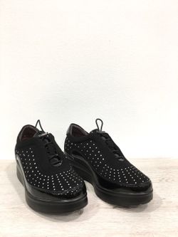 Zapato Tipo Bamba Con Cuña