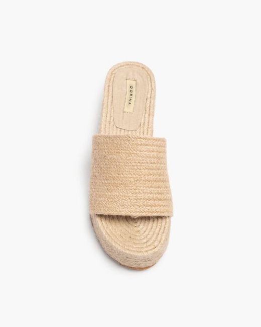 Sabot Undercut Avec Plateforme Naturelle marque Corina REF M4386